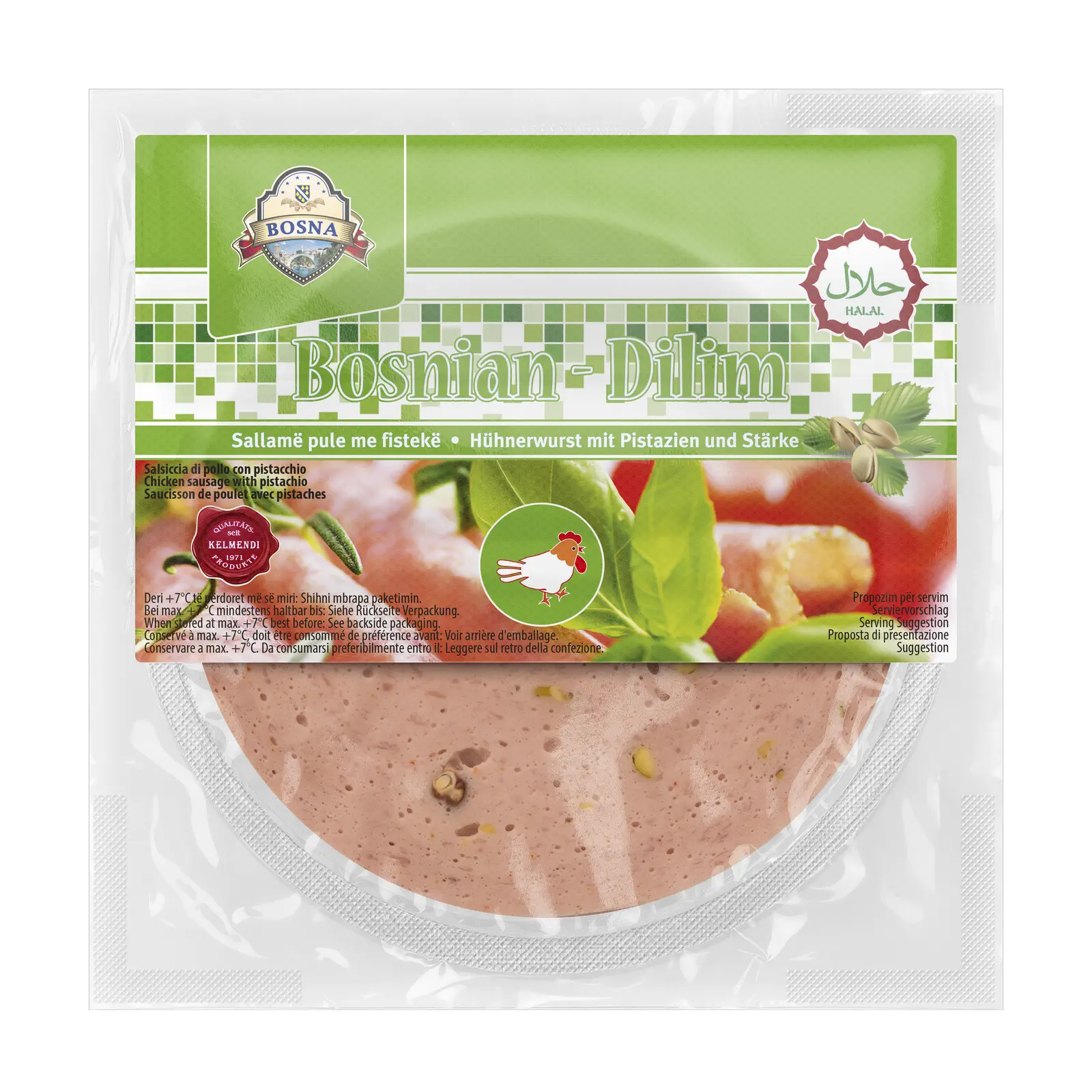 Bosna Halal, Sallame i prere pule me festek, 200g